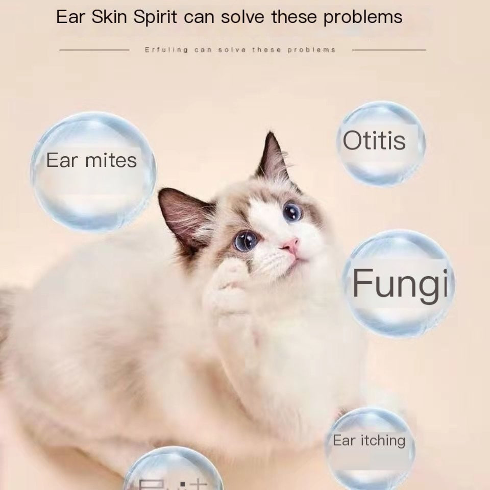 ORIDERMYL  Ear Mites for Pets Cats and Dogs Ear Mites Stop Itchy Ears Itchy Ears Odor 10g