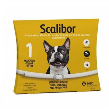 Scalibor Veterinarian Recommended Flea & Tick Treatment & Prevention Collar (All Seasons)|8 Months Protection|Flea & Worm Repellent