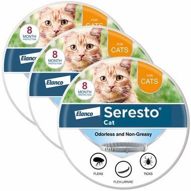 Seresto Collar de prevención y tratamiento contra pulgas y garrapatas para perros pequeños recomendado por veterinarios para perros de menos de 18 libras | 8 meses de protección 