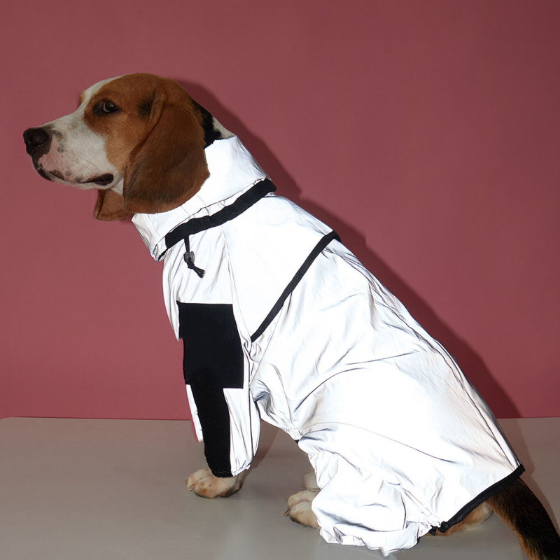 Full Body Reflective Dog Raincoats With Hood