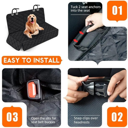 Dog Carriers Waterproof Rear Back Pet Dog Car Seat Cover Mats Hammock