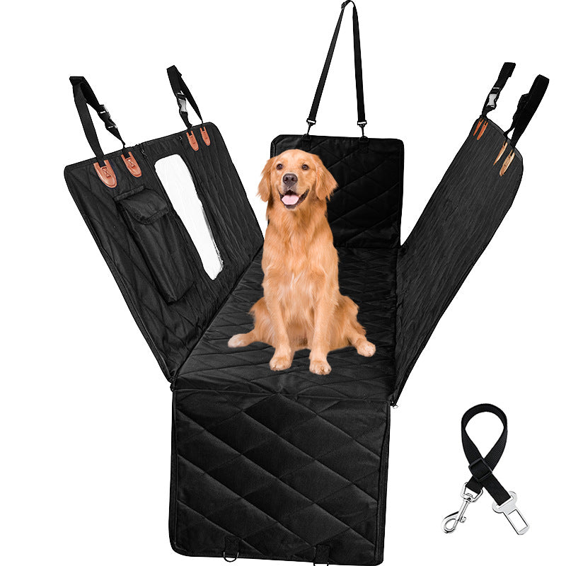 Dog Pet Car Seat Cover Foldable Waterproof  Rear Back Seat Ma Hammock