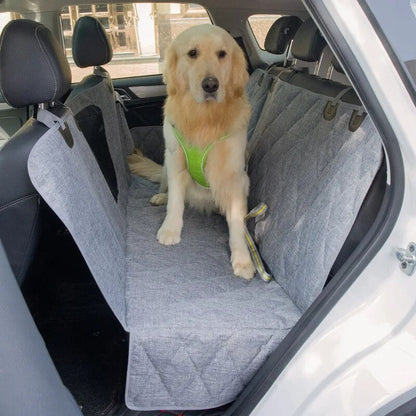 Dog Pet Car Seat Cover Foldable Waterproof  Rear Back Seat Ma Hammock