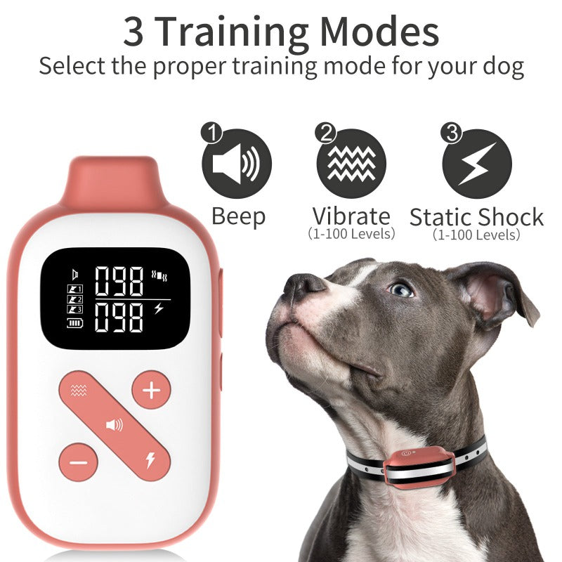 Collar de entrenamiento para perros Collar de perro eléctrico con control remoto recargable