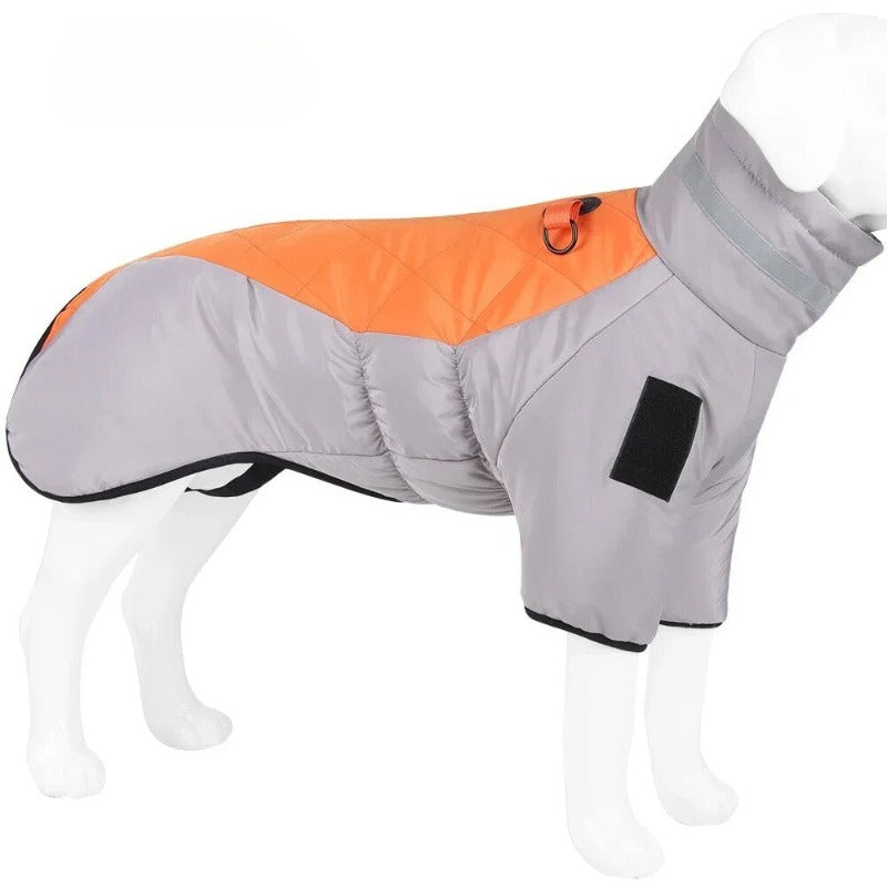 Dog Winter Coat Dog Outerwear Cotton-Padded Jacket Warm Turtleneck Dog Jacket