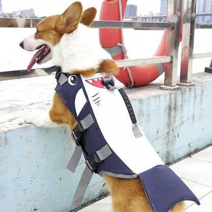 Adjustable Pet Dog Life Jacket Vest Dog Summer Swimwear