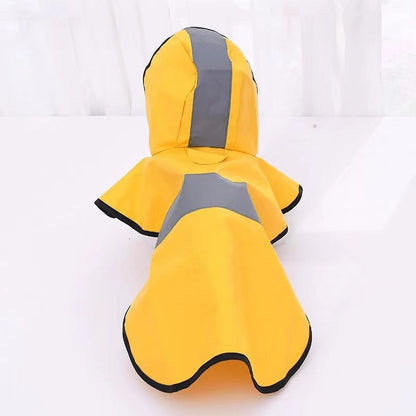 Dogs Raincoat Reflective Outdoor Classic Waterproof Raincoat Jacket