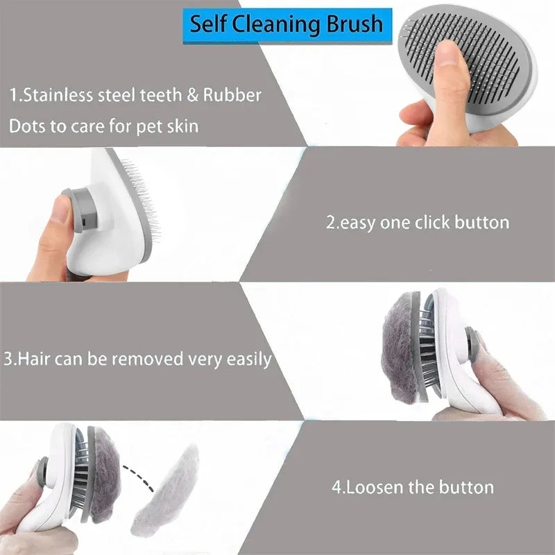 Non-slip Pet Grooming Hair Brush