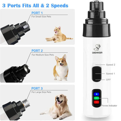 USB Charging Dog Nail Grinders