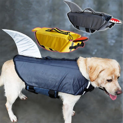 Outdoors Pet Dog Life Jacket  Vest Reflective Dog Swimsuit