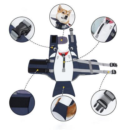 Adjustable Pet Dog Life Jacket Vest Dog Summer Swimwear