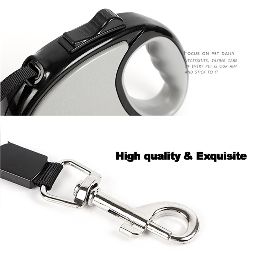 Ergonomic Retractable Dog Leash