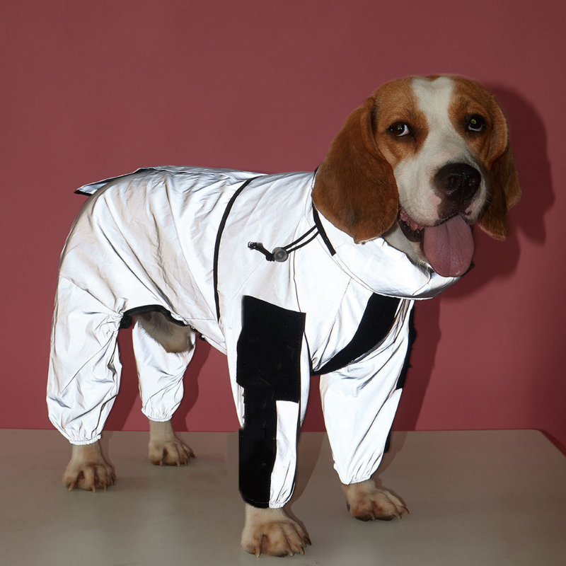 Full Body Reflective Dog Raincoats With Hood