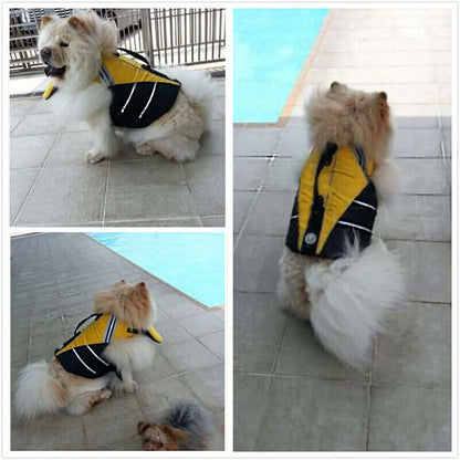 Reflective Pet Dog Life Jacket Adjustable Pet Dog Swimwear