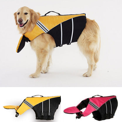 Reflective Pet Dog Life Jacket Adjustable Pet Dog Swimwear